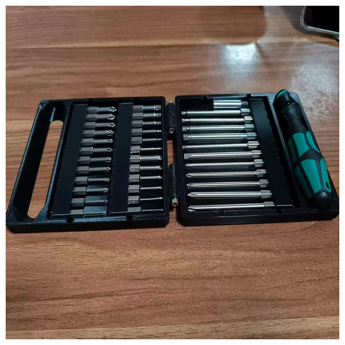 magnetic screwdriver bit holder organizer box for drill bits storage case