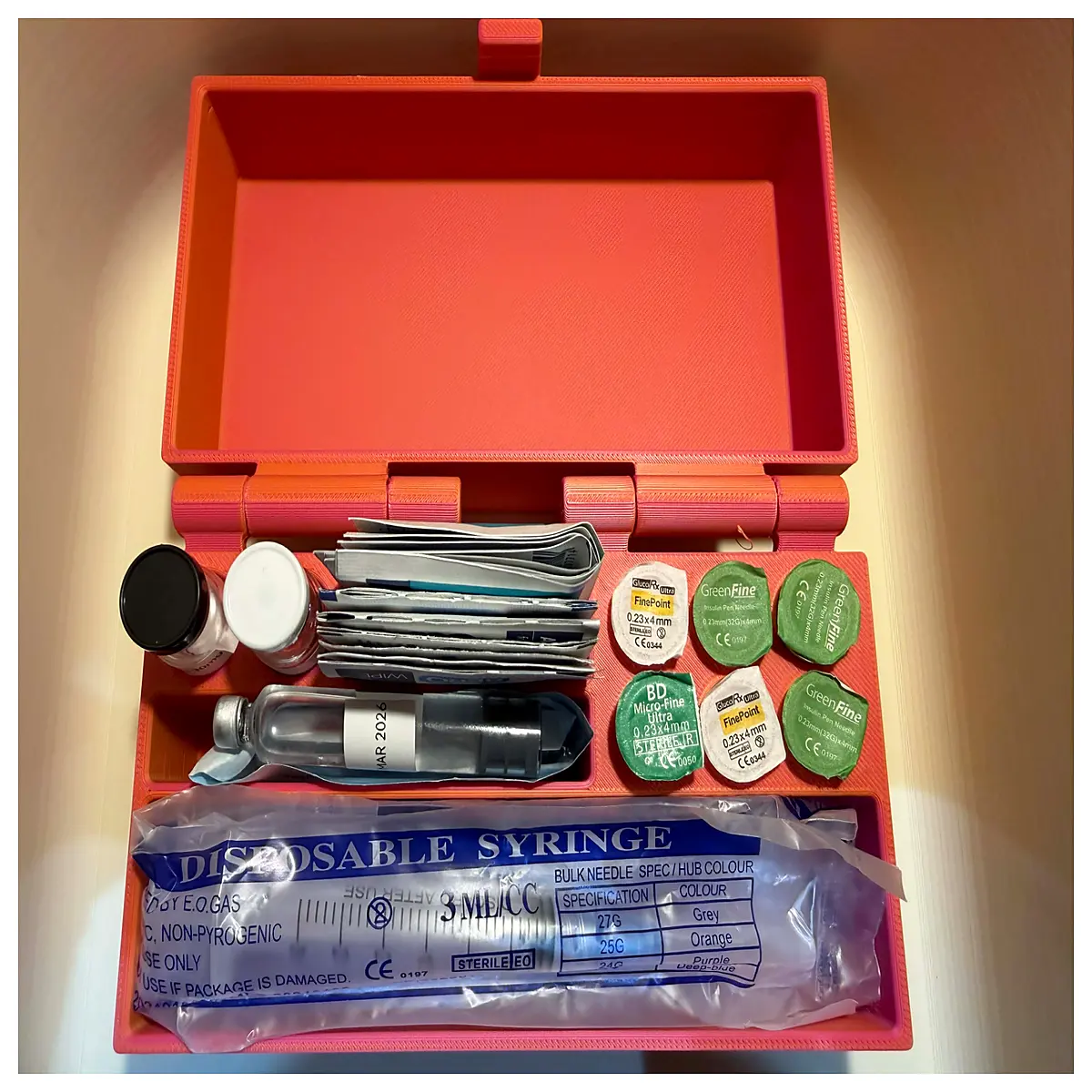 Peptide Storage Box Integrated Printing Peptide Solution Container Peptide Storage Box Peptide Protection Box Peptide Lab Supplies