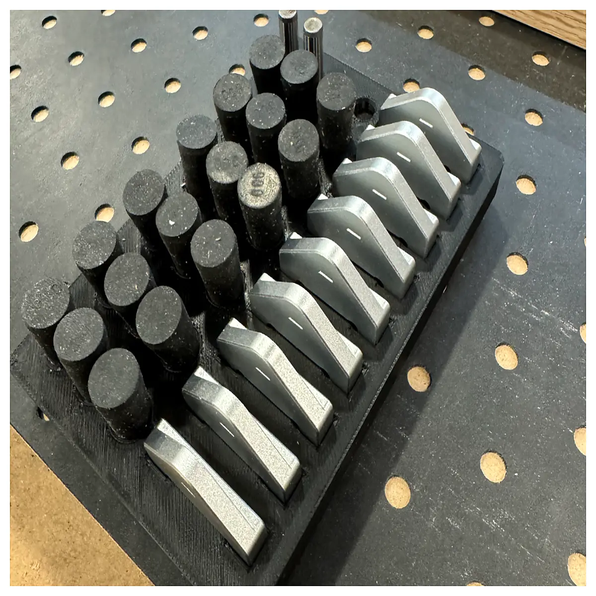 airweights magnetic gridfinity baseplate accessories compatible with printed organizers modular storage bins for workshop desk parts sorting