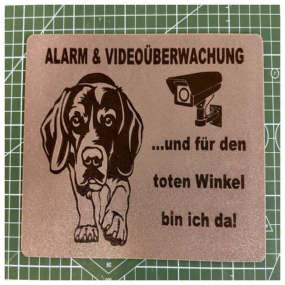 beagle warning sign dog barking alert sticker for home door gate fence