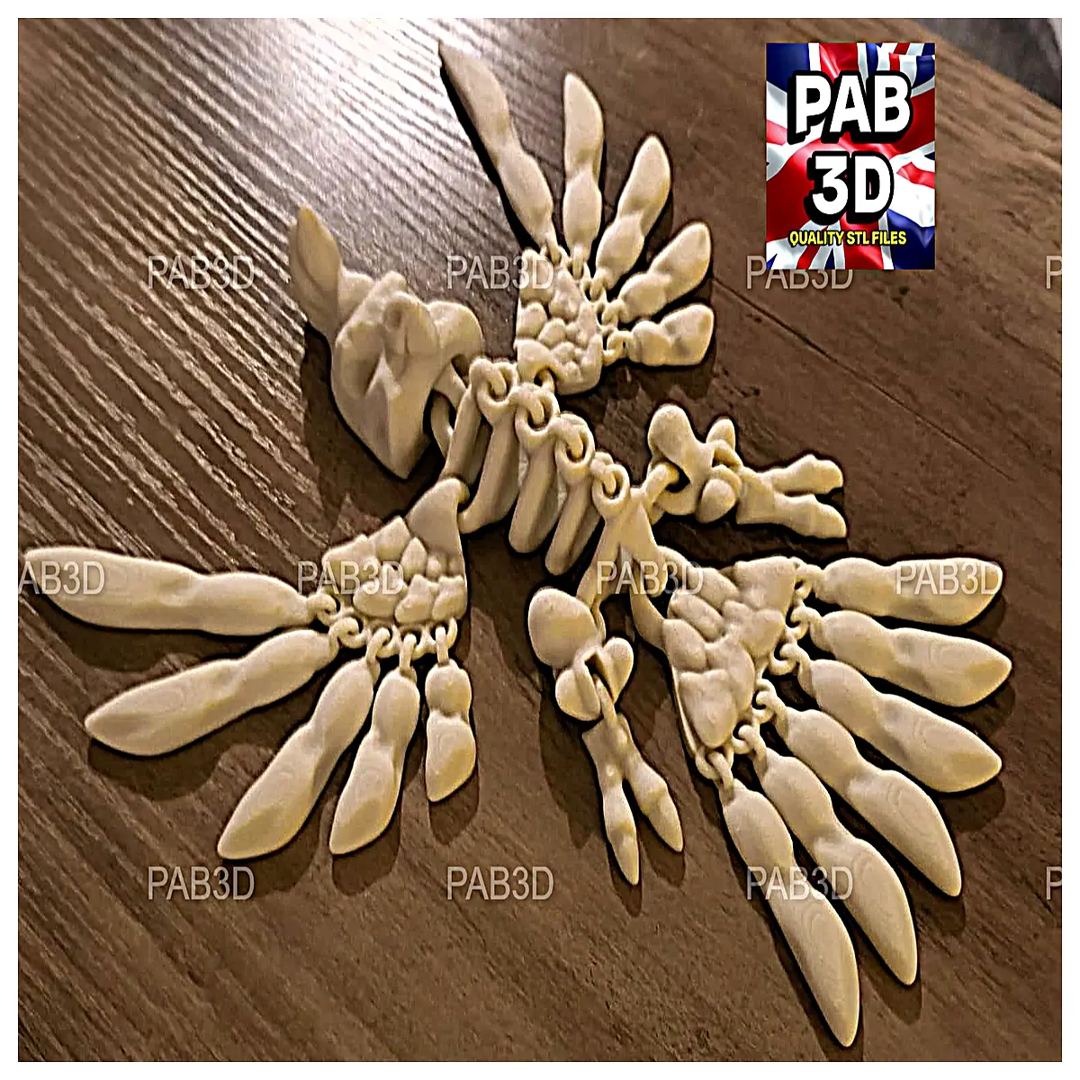 Mobile Joint Skeleton Parrot Toy Realistic Bird Skeleton Model Jointed Bird Bones Parrot Skeleton Accessories Bird Toys Bird Models