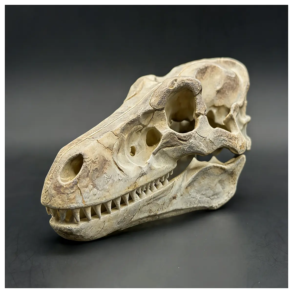 Komodo Dragon Skull Model Dinosaur Museum Display Decor Educational Model