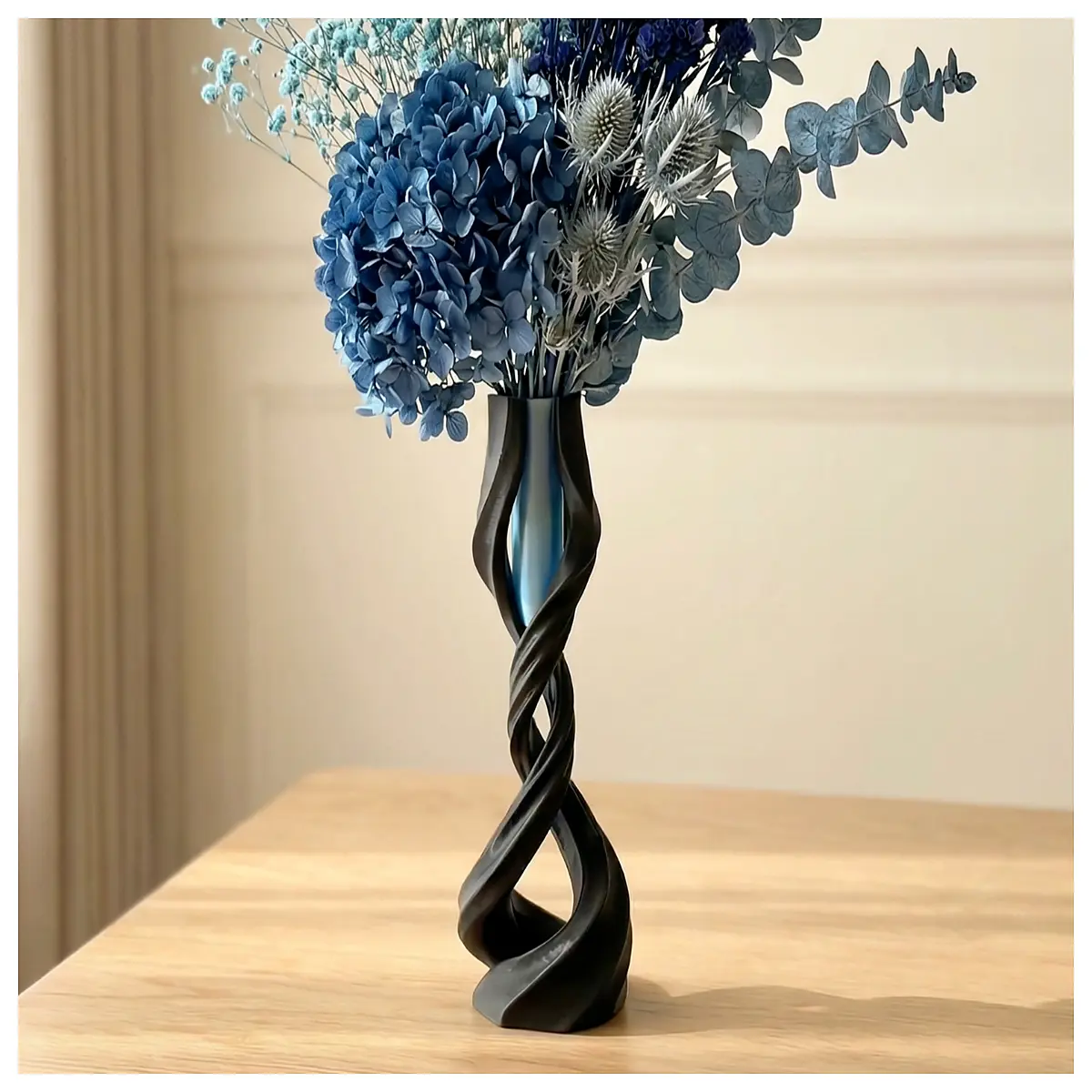 Double Helix Vase Creative Home Decor Art Sculpture Modern Minimalist Desk Decoration Girlfriend for Family