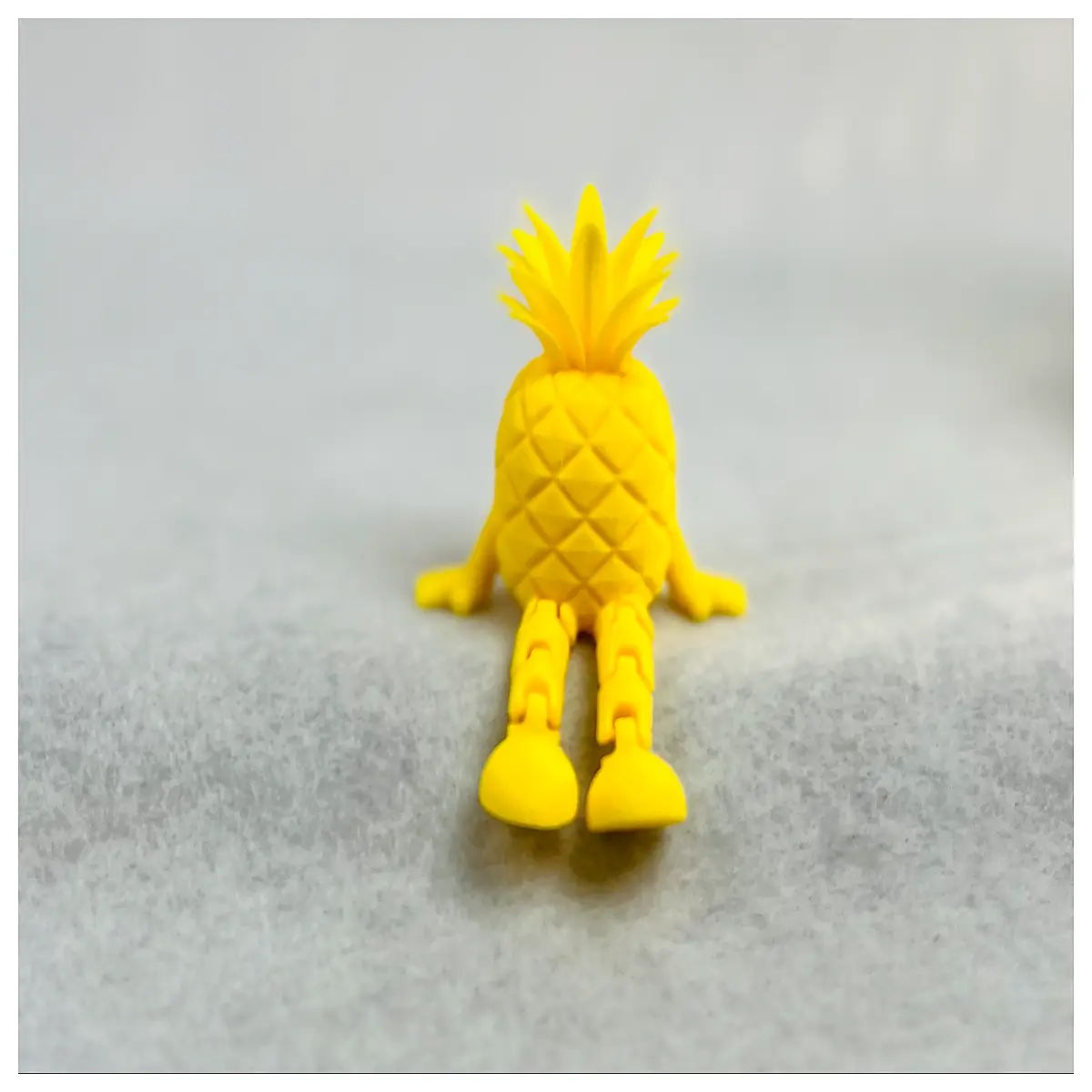 Pineapple Baby Desktop Figurine Movable Joint Model No Support Desktop Decoration Fun Toy Cartoon Figure Pineapple Kid