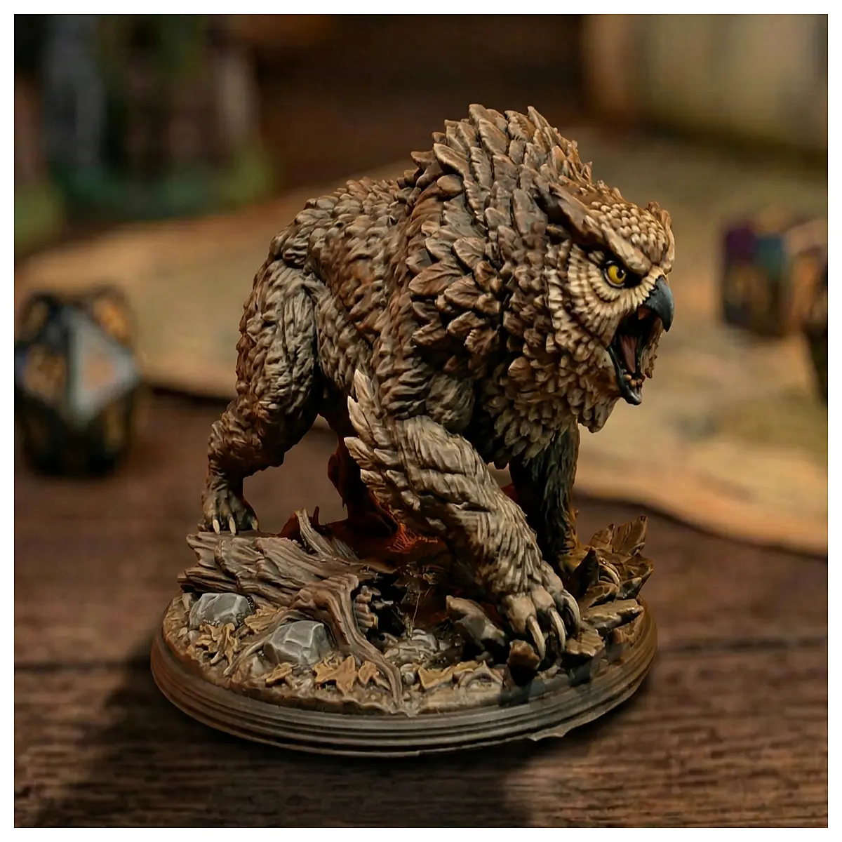 Xiou Xiong Ancient 50mm Base V1 Model Base Toy Model Accessories War Armor Model Parts Tabletop Games