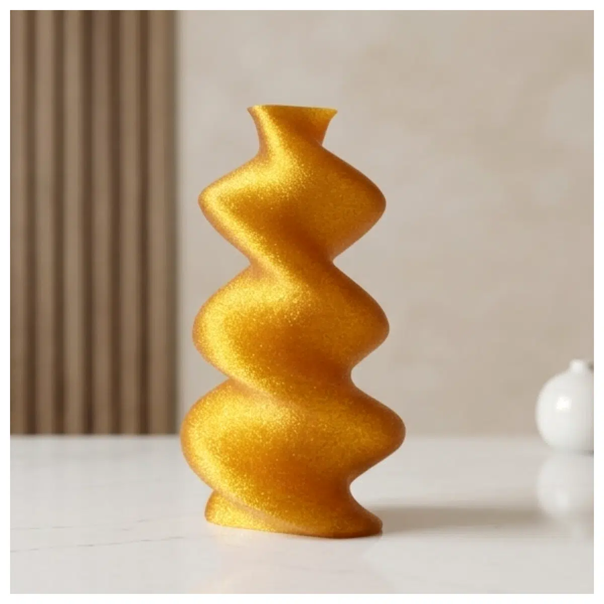 Modern Spiral Vase No Support Needed Creative Home Decor Rotating Floral Arrangement Art Sculpture Decorative Piece