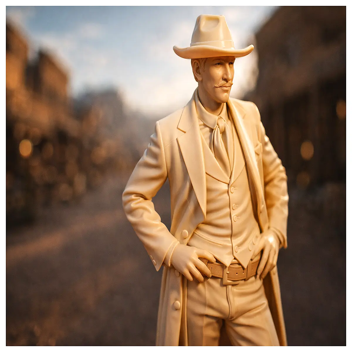 doc holliday valkyrie action figure 1 10 scale collectible statue resin for