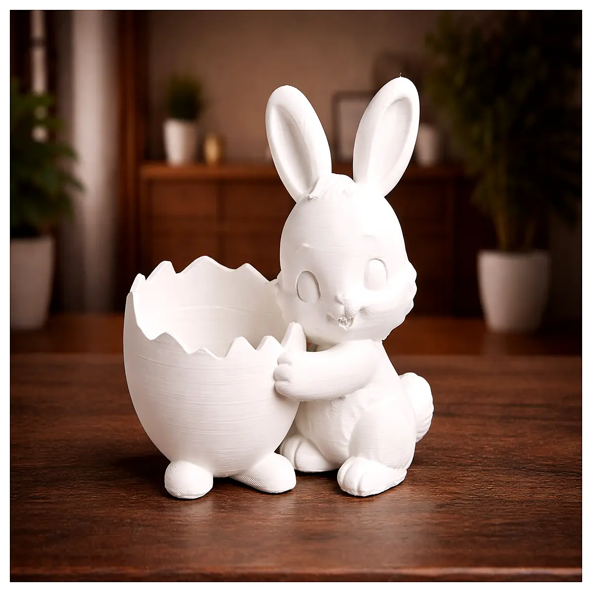 cute plastic easter bunny decoration for garden yard lawn outdoor spring holiday party supplies