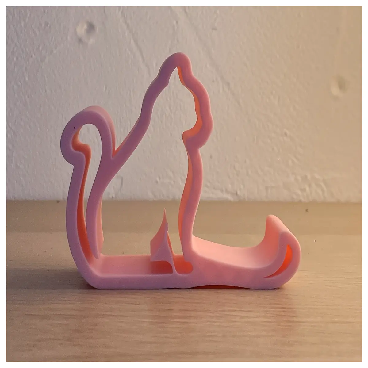 cute cat phone holder desk organizer for android tablet viewing angle adjustable non slip silicone pet lover gift