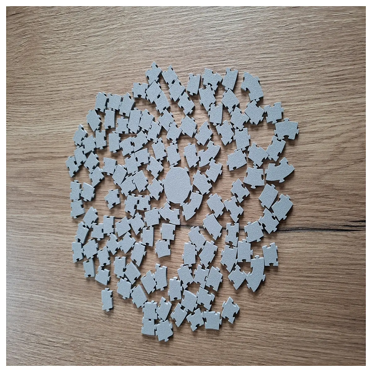minimalist round jigsaw puzzle 127 pieces adult stress relief brain teaser gift