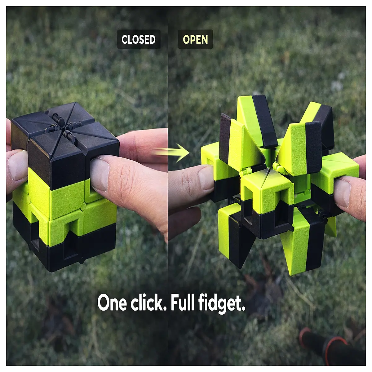 Infinite Foldable Cube Stress Relief Toy Fidget Cube Puzzle Cube Anxiety Relief Desk Toy Sensory Toy