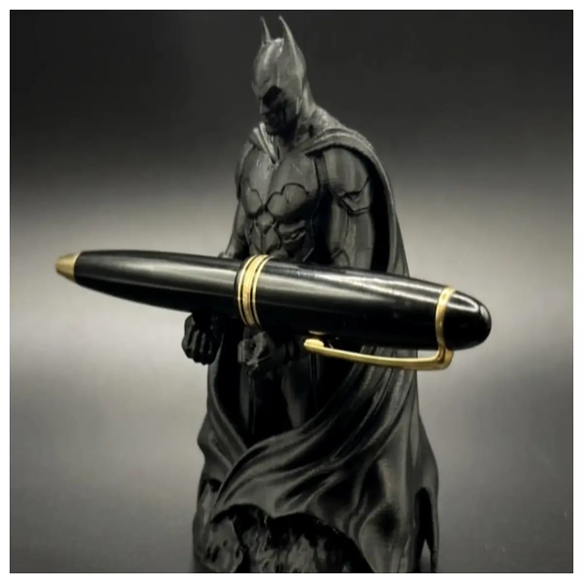 desk organizer dark knight theme superhero stationery holder for office