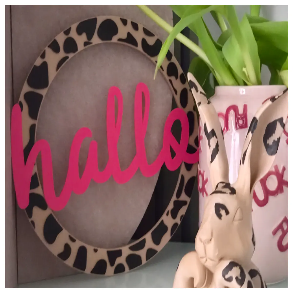 Ring Hardware Ring Attachment Leopard Print Decoration Accessory Leopard Ring Jewelry Parts Ring Accessories