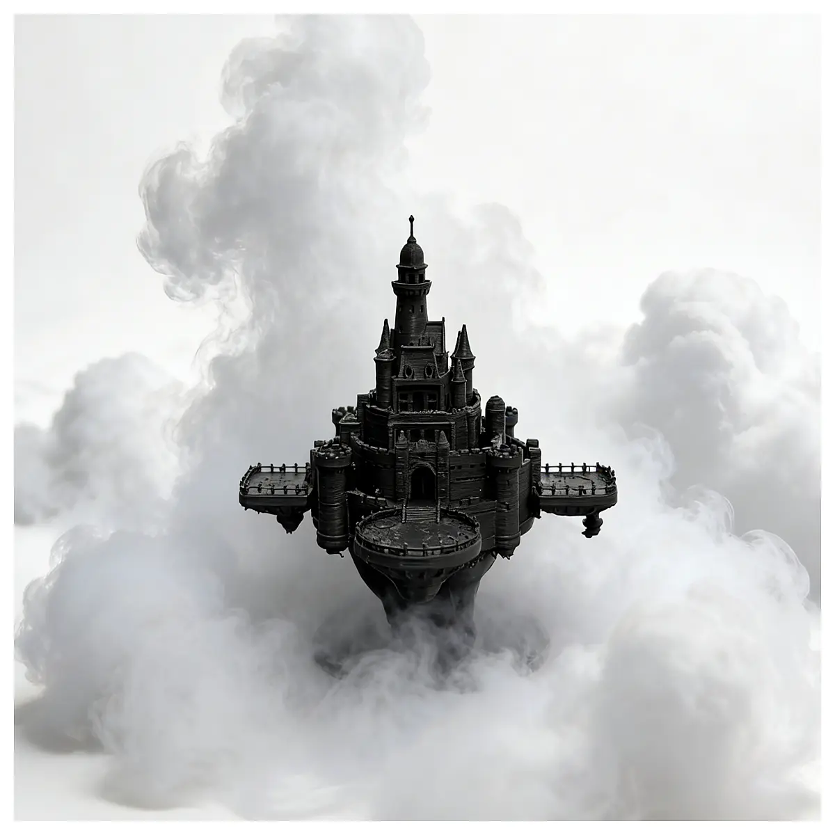 Fantasy Sky City Miniature Living Room Desk Decoration Fairytale Scene Model Home Decor Toy Collection