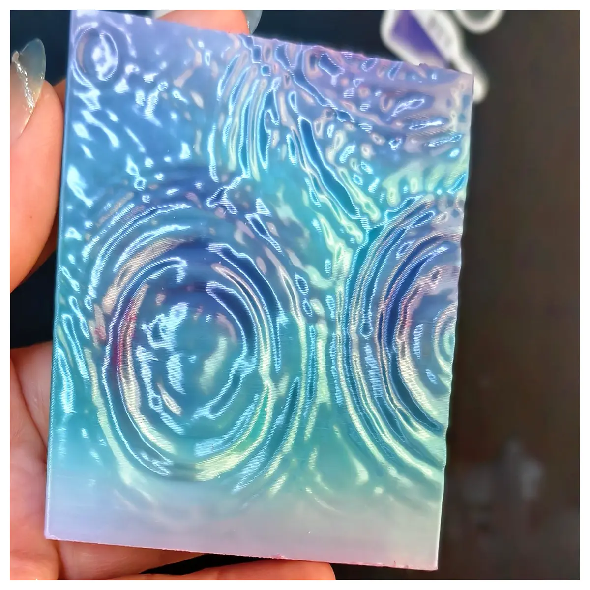 mini desktop zen water ripple fountain portable stress relief hand palm water feature aesthetic desk decor for relaxation