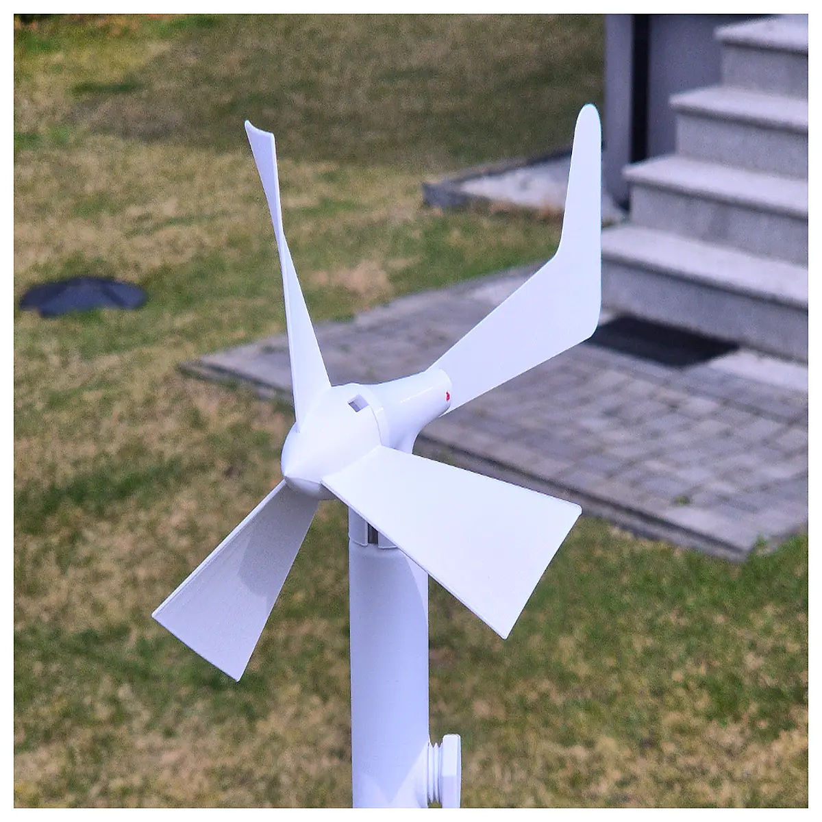 outdoor garden windmill decoration solar powered metal lawn ornaments for yard path patio rustic country style home decor
