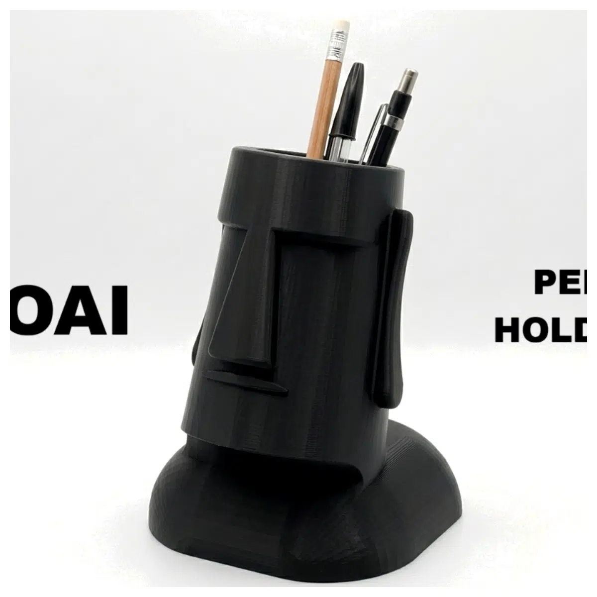 Mo Ai Pencil Holder Flower Pot Creative Desktop Organizer Multi Functional Plant Pot Home Decor Succulent Container Lazy Person Essential