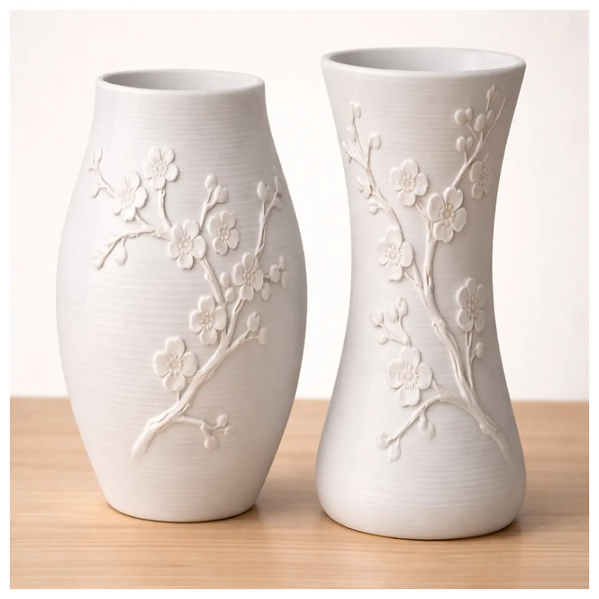 modern cherry blossom vase for home decor artificial flower arrangement centerpiece minimalist ceramic table ornament