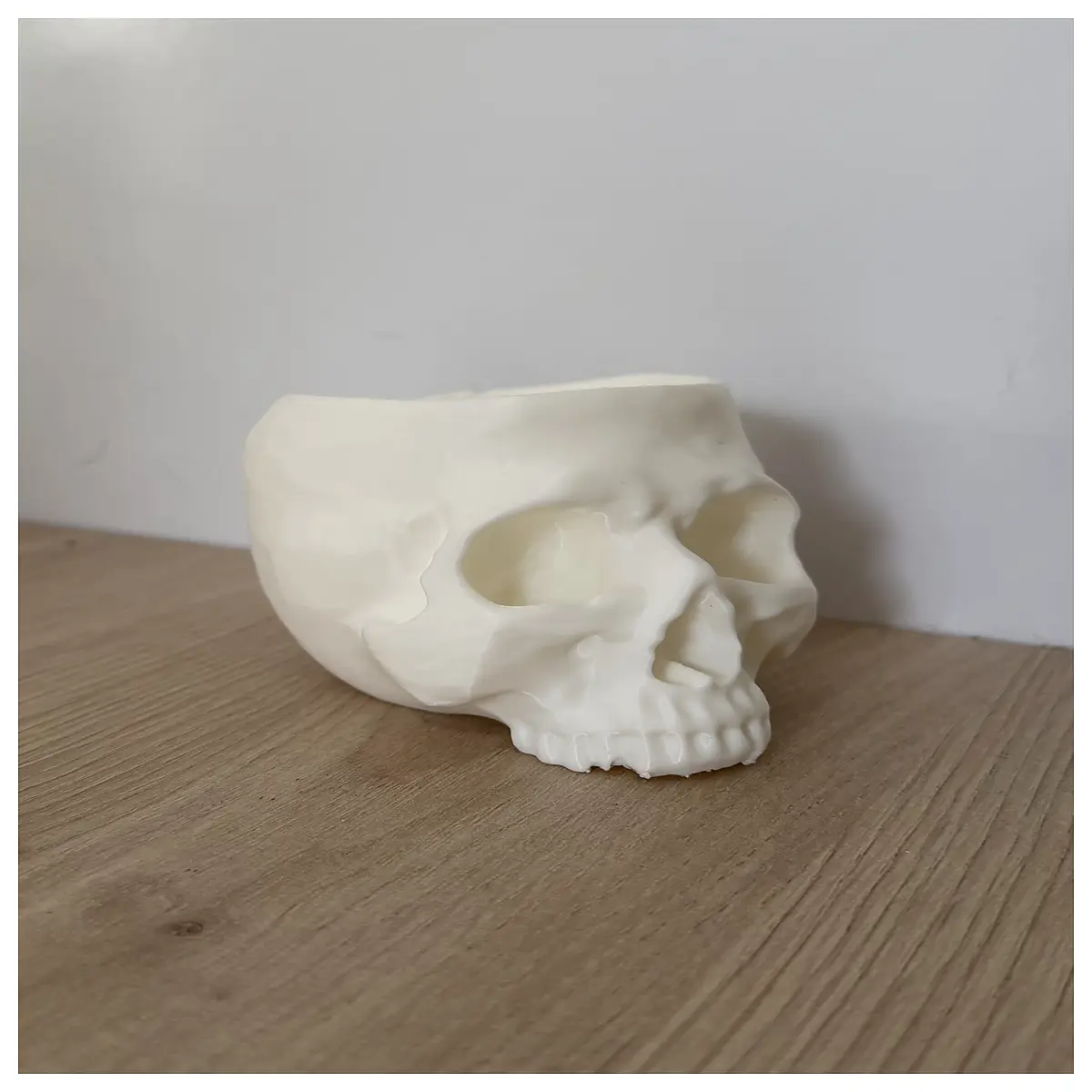 skull planter pot for succulents cactus halloween home decor resin