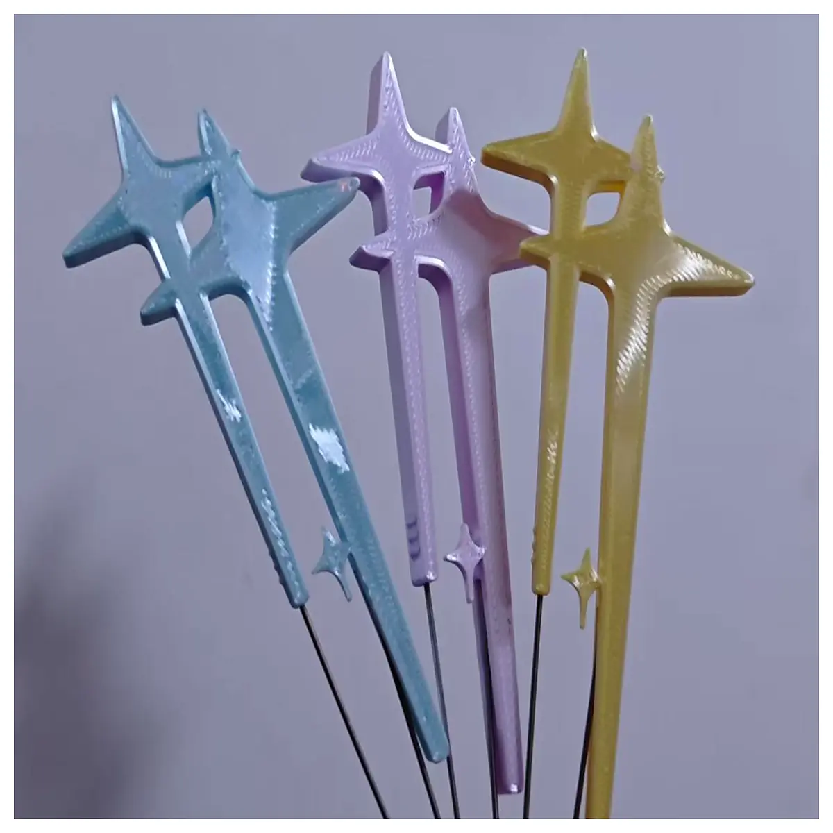 4 Point Star Puzzle Beads Pen Asymmetric Design Educational Toys Kids Drawing Creative Pen Learning Tool Bead Puzzle Pen