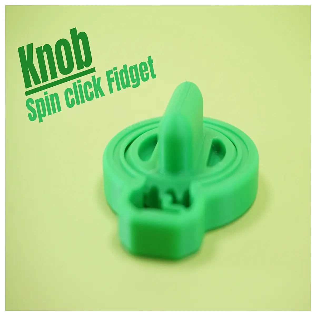 fidget spinner with click sound stress relief toy for anxiety and adhd