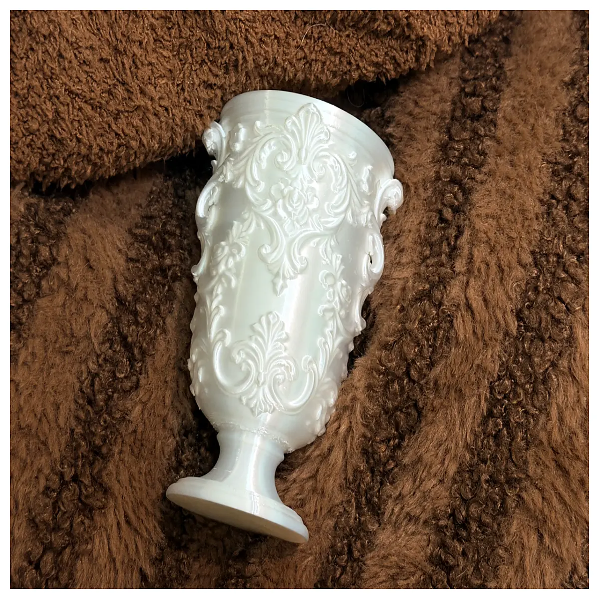 rococo style ornate chalice vintage wine glass fancy tea cup elegant barware for home decor