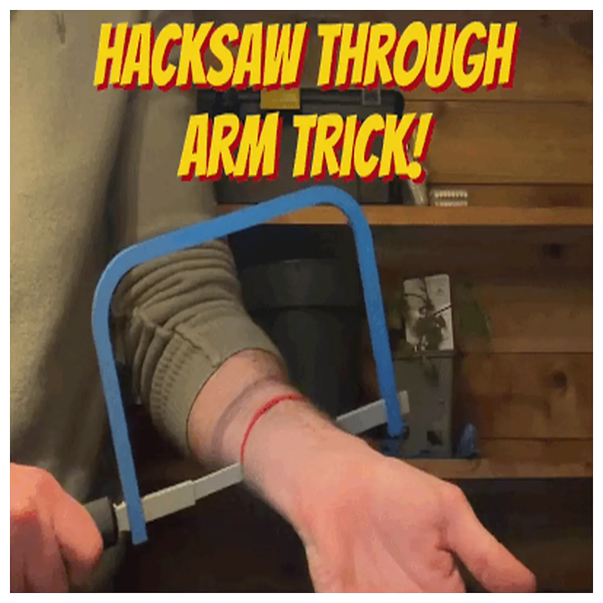 saw arm trick prank prop funny illusion sawing person in half party gag adults