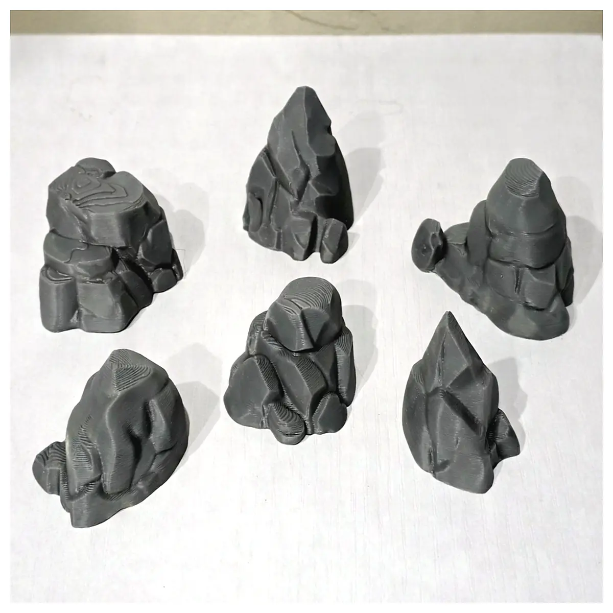 Miniature Rock Terrain Model Desktop Landscape DIY Mini Landscape Decoration Indoor Garden Realistic Simulation