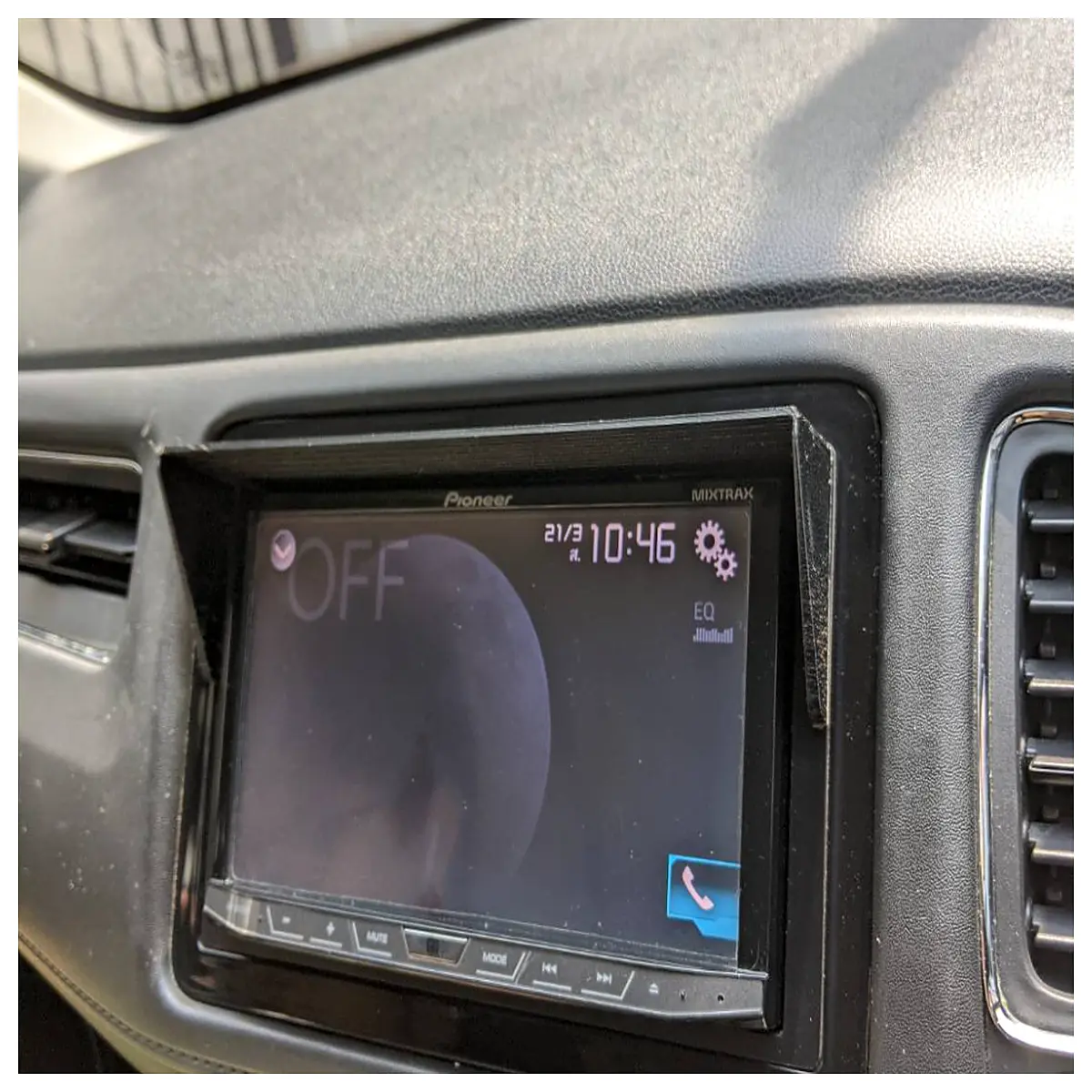Car Radio Sunshade Screen Shade Cover Anti Glare 2DIN Interior Sun Visor Shade Film Auto Accessories