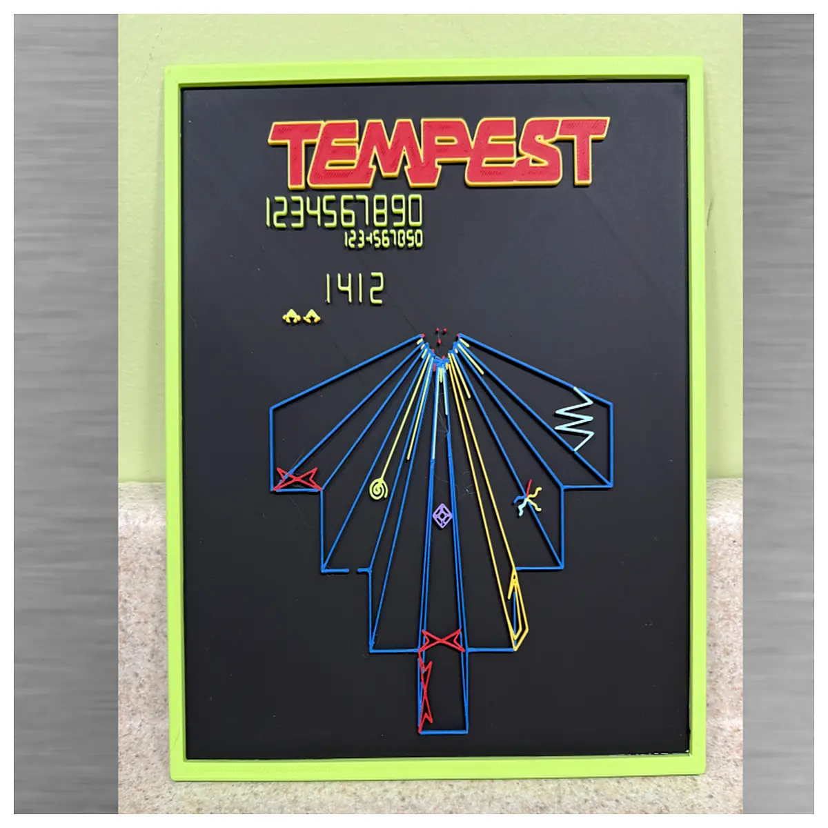 Arcade Game Screen Simulator Retro Game Display Gaming Accessories Classic Game Parts Essential for Game Enthusiasts