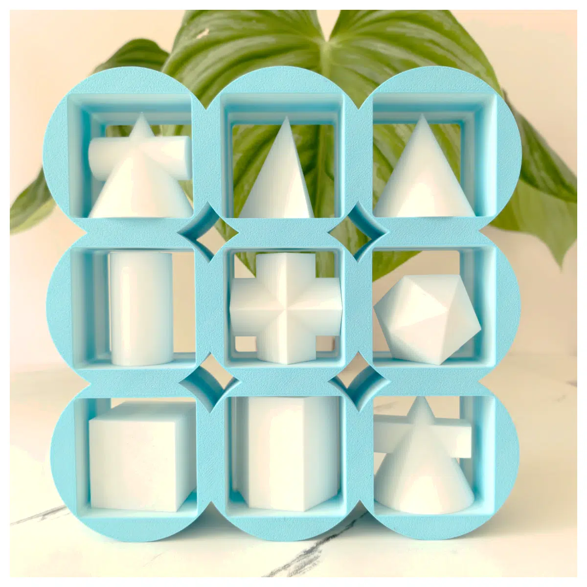 Cube Storage 9 Compartment Box 5CM Mini Organizer Storage Container Shelf Divider Home Storage Solutions