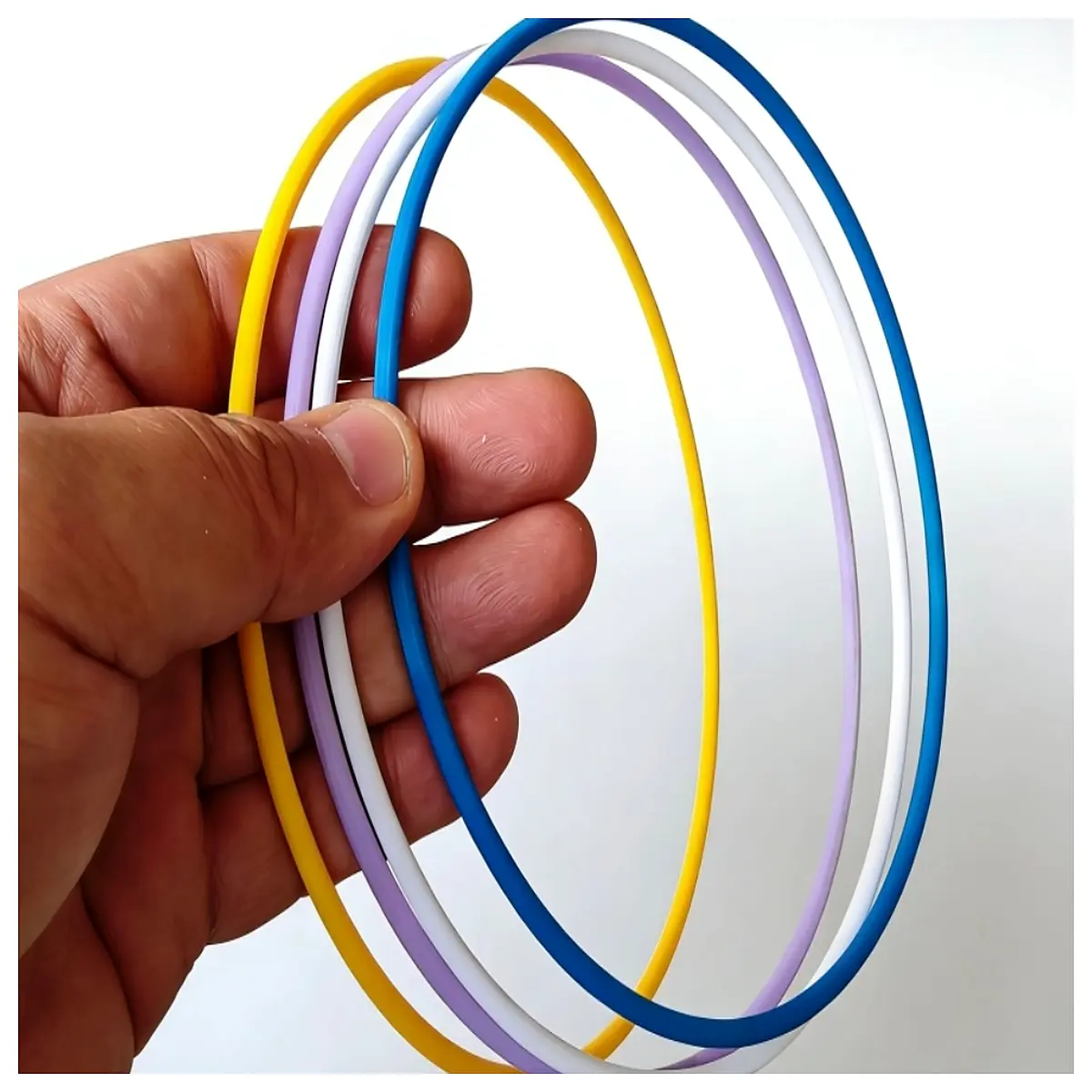 duty game set outdoor carnival party supplies durable plastic rings for kids