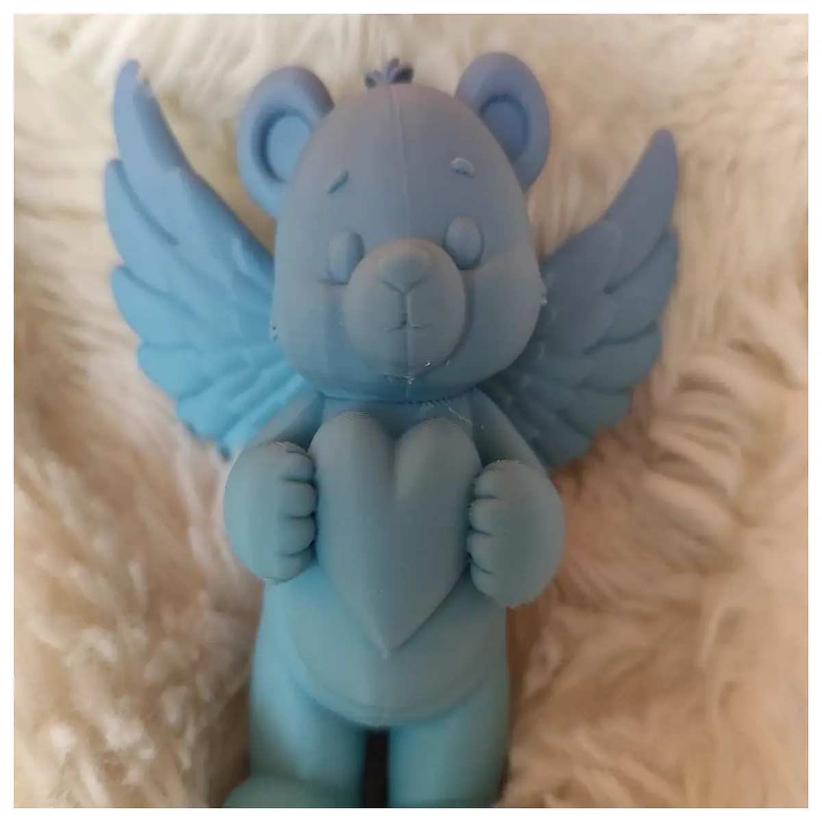 cute teddy bear plush with and wings soft hugging toy romantic girlfriend baby shower present bedroom decor