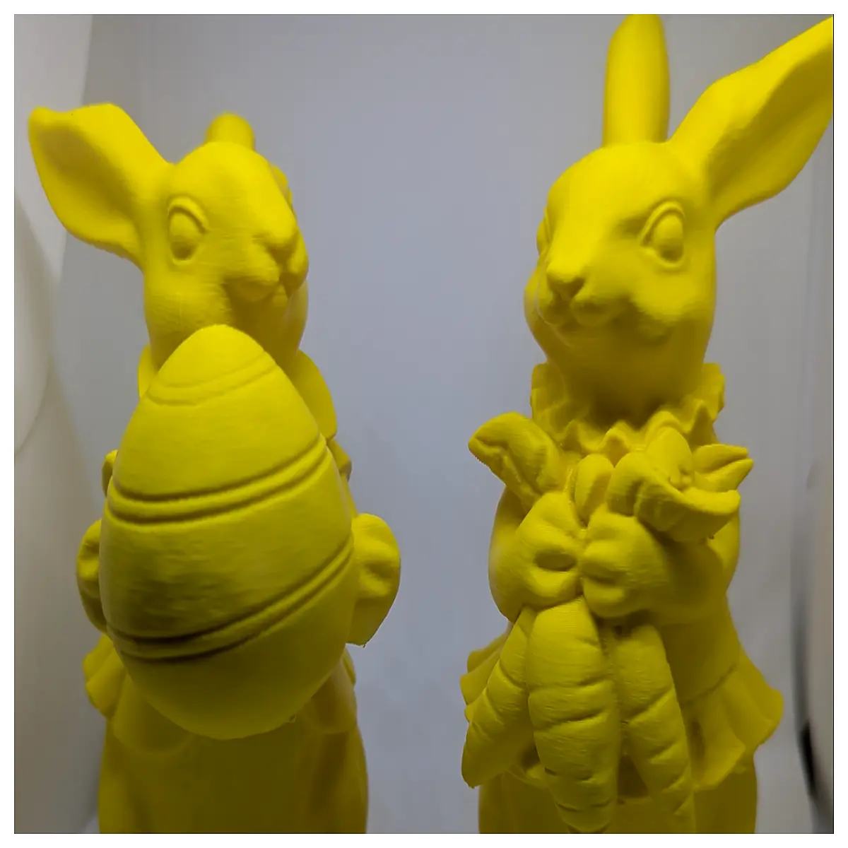 Easter Rabbits 2 Cute Plush Bunnies Kids Easter Decoration Easter Gift Easter Supplies
