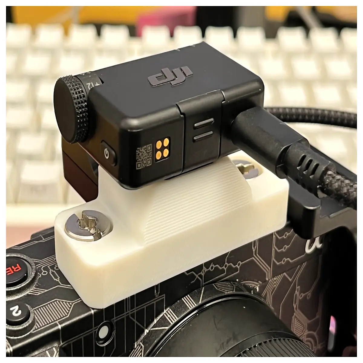FX3 FX30 Cold Shoe Hot Shoe Height Extension Mount No Inversion Receiver Elegant Photography Accessory Support