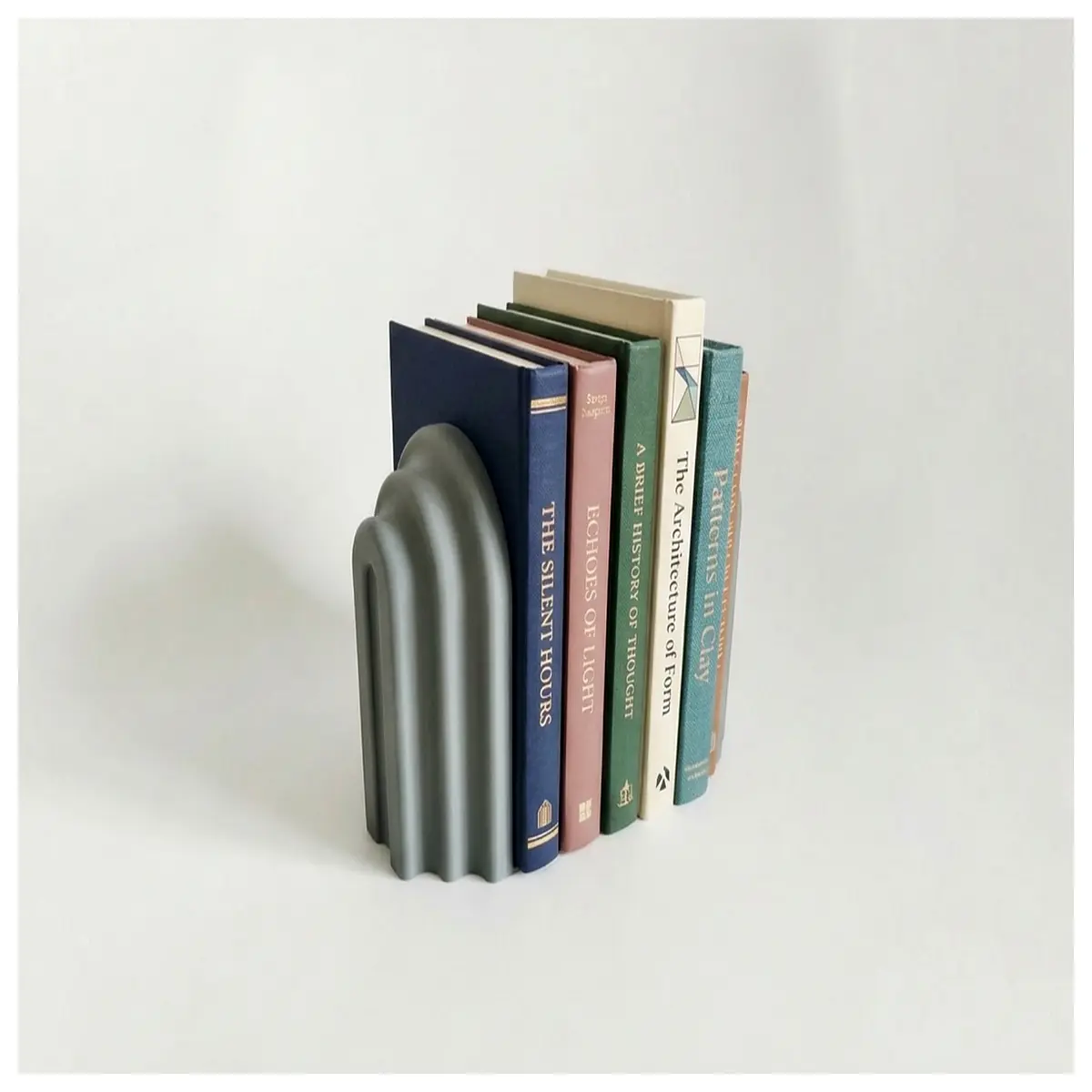 Modern Art Arch Bookstand Display Shelf Decorative Book Holder Organizer Accessory for Home Office
