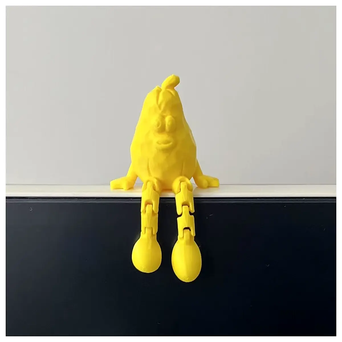 Hello Plush Figurine Desk Toy Animated Joints Cute Cartoon Figure Collectible Accessory