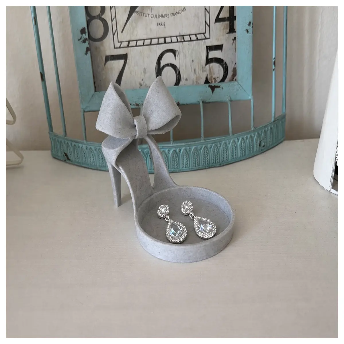 High Heel Decoration Tray Elegant Shoe Accessories Heel Platform Support iletto Jewelry Stand Footwear Accent