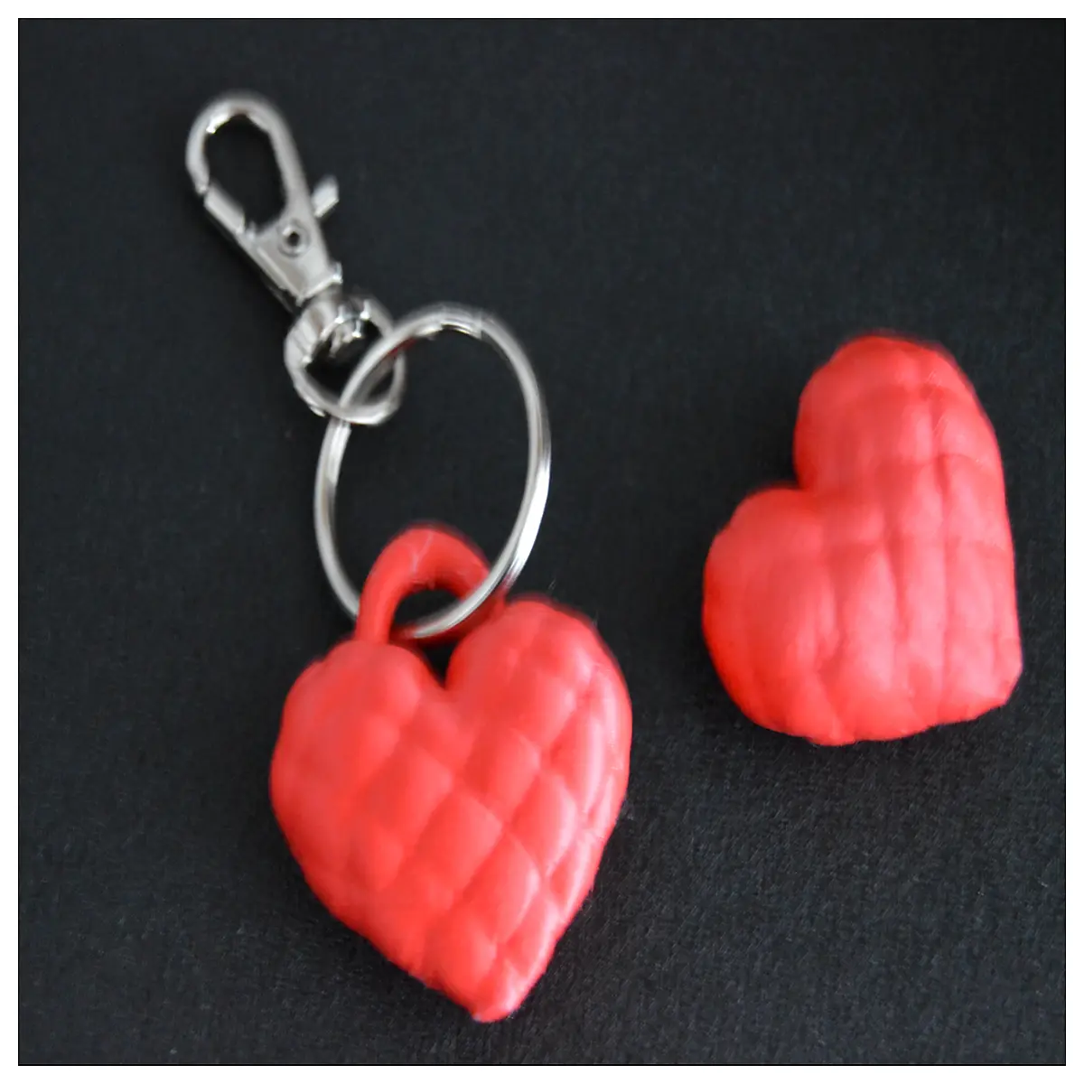 heart shaped quilted patch applique for jackets bags sewing crafts fabric decoration
