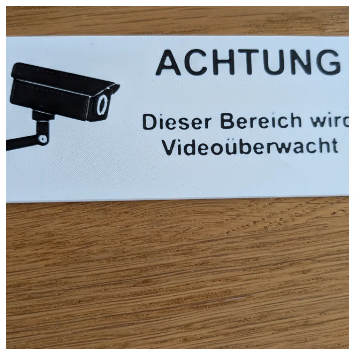 Video Surveillance Warning Sign Camera No Photography Recording Alert Sign Security Notice