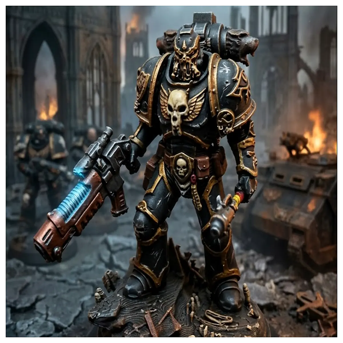 Mini Skeleton Wolf Model Toy Skeleton Wolf Soldier Figure Collectible Anime Character Model Mini Fighter Accessories