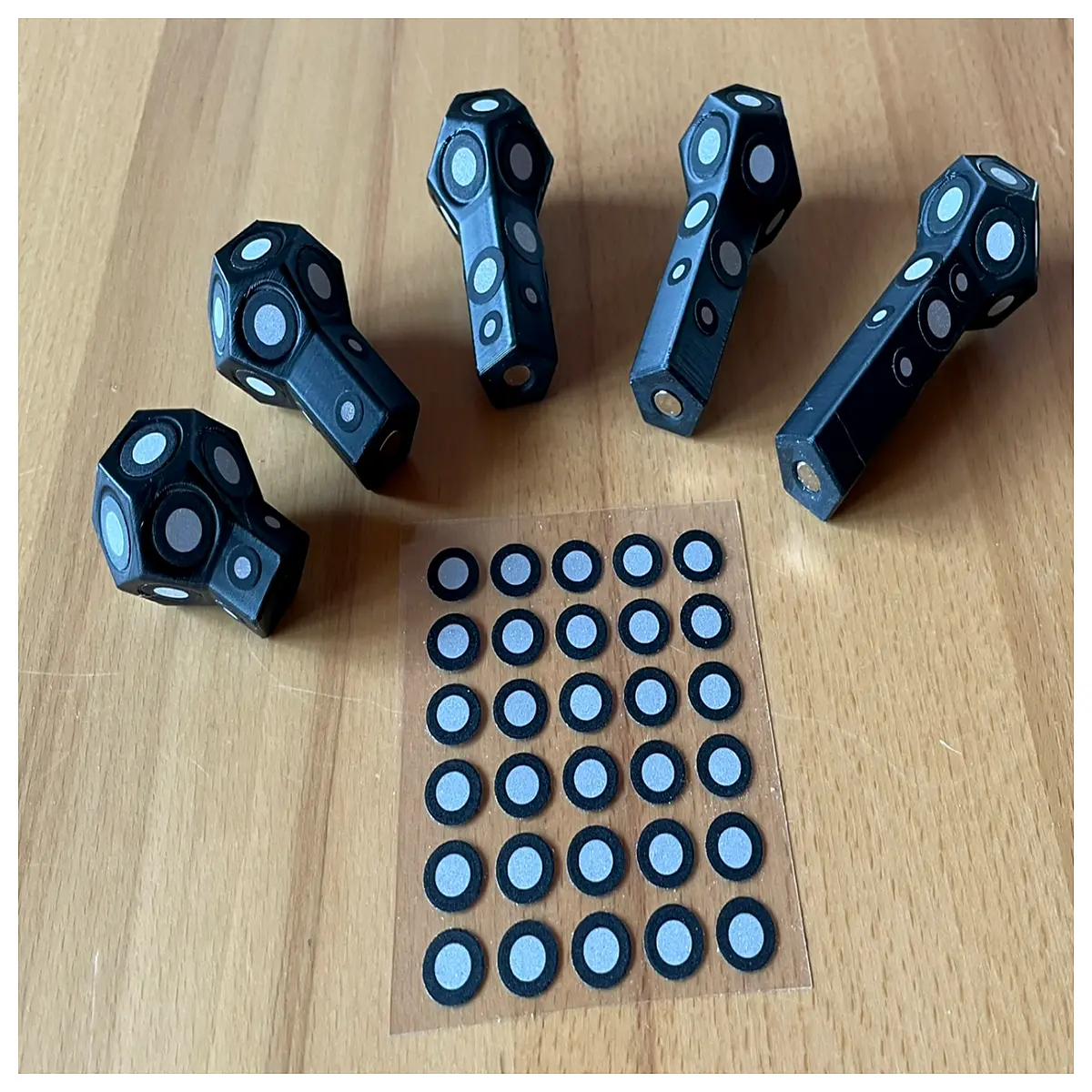 Pentagonal Magnetic 3D Scan Markers 3D Printing Models Architectural Parts Marking Tools Shape Marker Magnetic 3D Scan