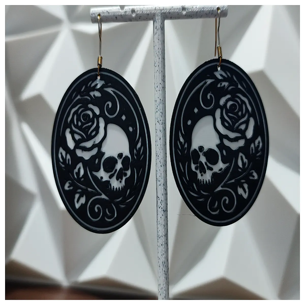 Gothic Romantic Earrings Women s Style Black Cross Elegant Charm Jewelry Gothic Style Earring Design