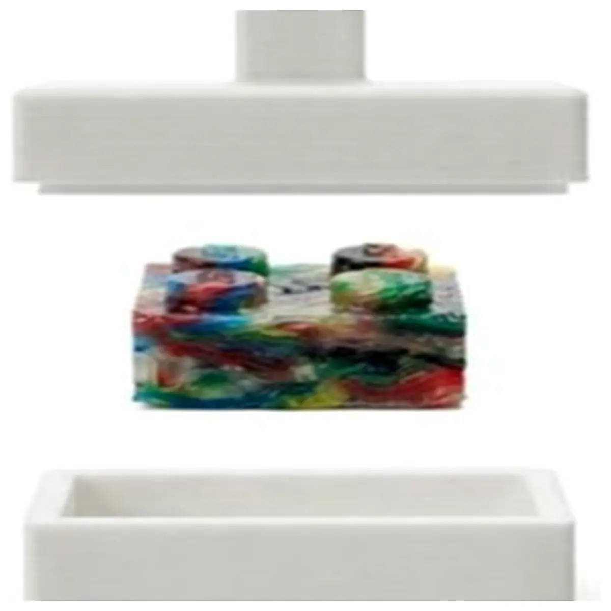 plastic building block press tool for diy bricks