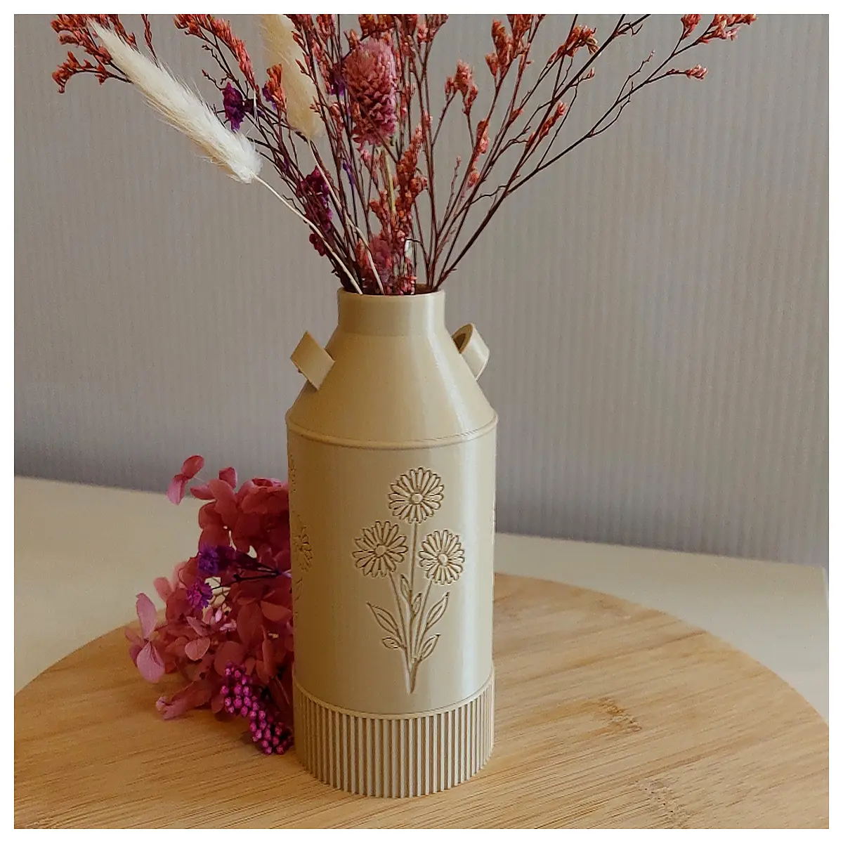 Milk Can Flower Decoration Artificial Flower Pots Indoor Garden Living Room Decor Forever Flowers Creative Floral Art Wedding Decor Gift Ideas Decorat