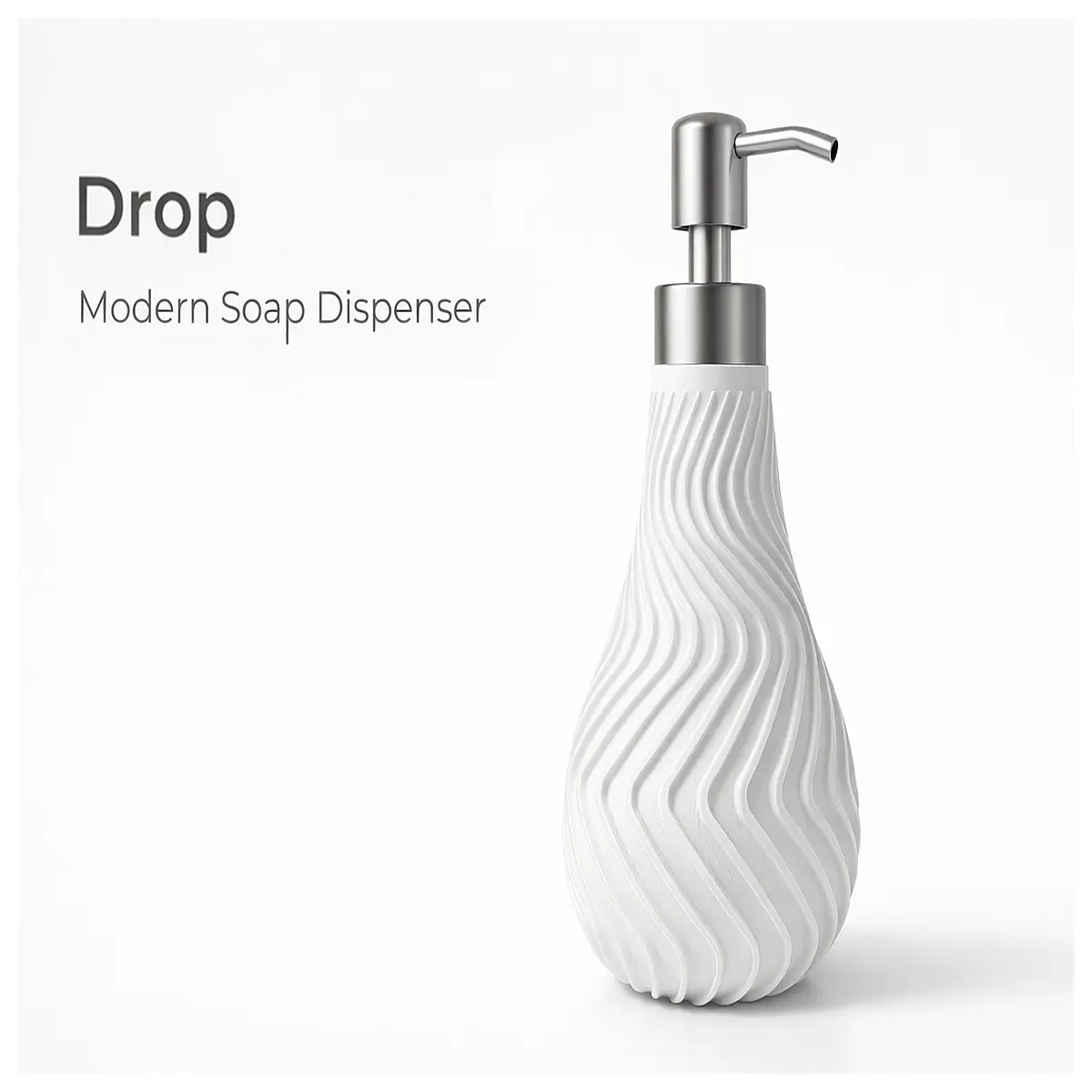 Water Droplet Hand Soap Dispenser Automatic Liquid Dispenser Kitchen Bathroom Soap Pump Sprayer Refillable