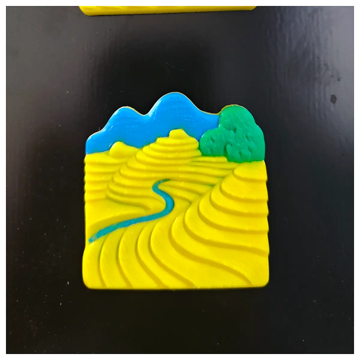 Harvest Terrace Stickers Rural Pastoral Wall Decals Fridge Magnets Decorative Stickers Creative Decoration Collection