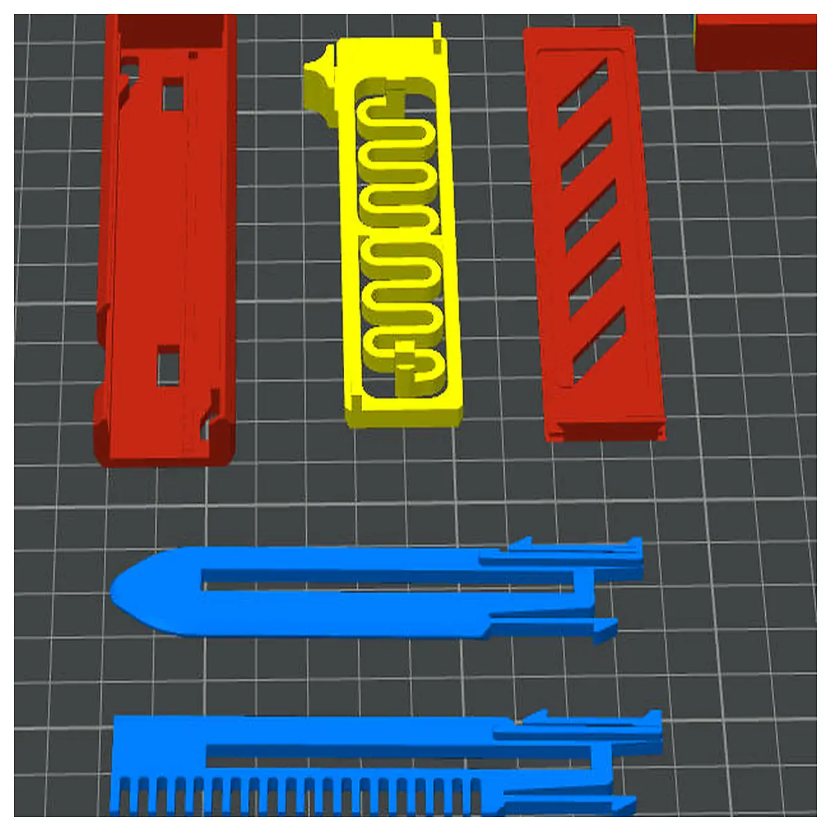 mini pocket comb combo fidget tool stress relief keychain slim metal multi tool for men