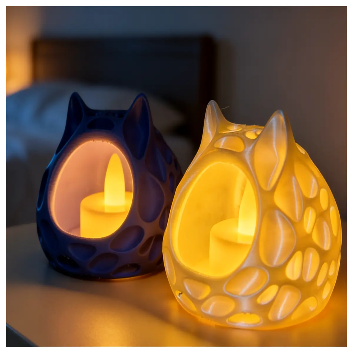 Cat Bed Night Sleep Pet House Night Auto Sensor Bedroom Sleep Aid Warm Pet Supplies