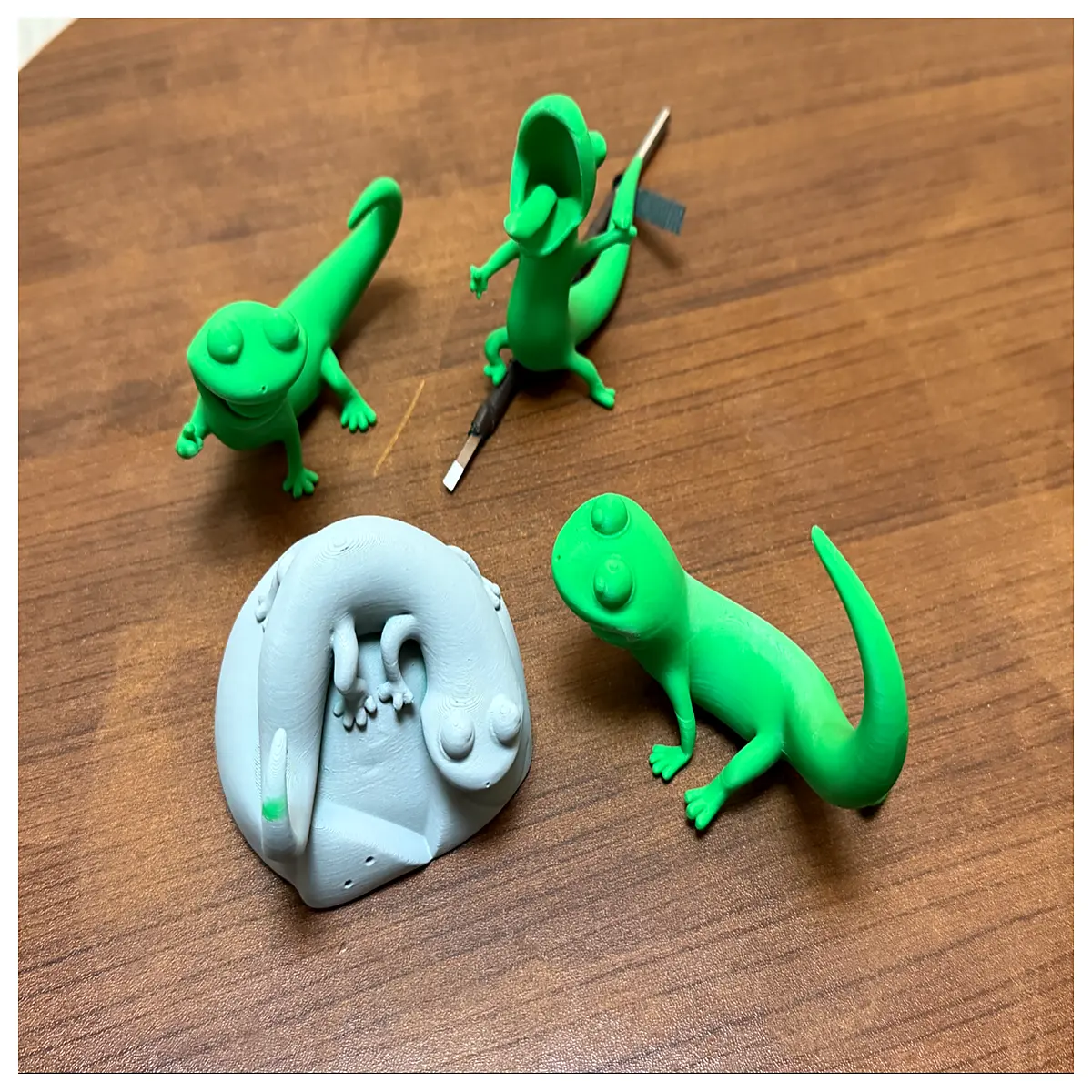Beaver Transformation Plan Lizard Toy Model Roleplay Collectible Anime Accessory Lizard Figure